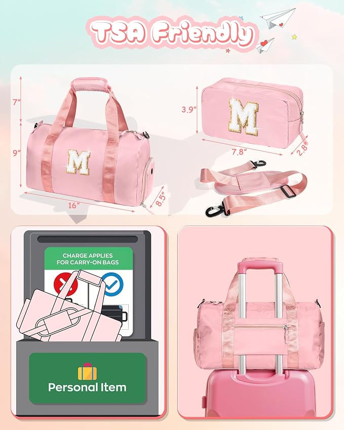 Birthday Gifts for 3 4 5 6 7 8 9 10 11 12 Year Old Girls-Girl Gym Bag - Image 3