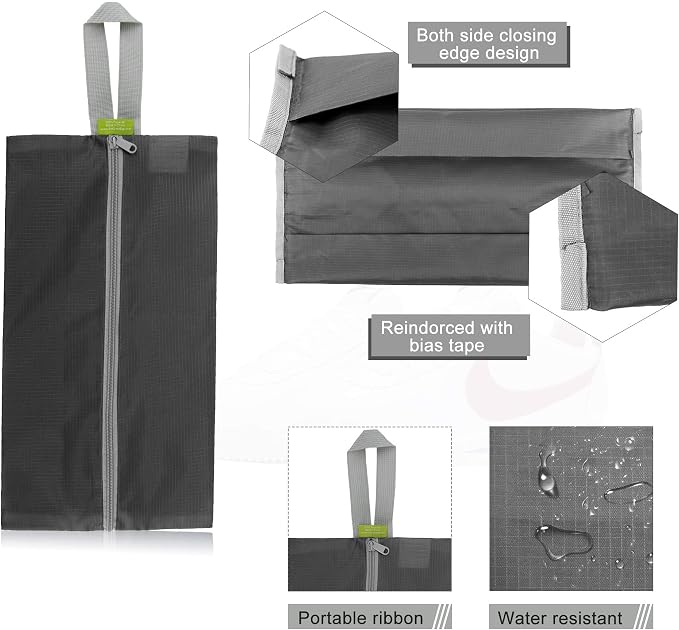 BeeGreen Grey Shoe Organizer Set - Image 3