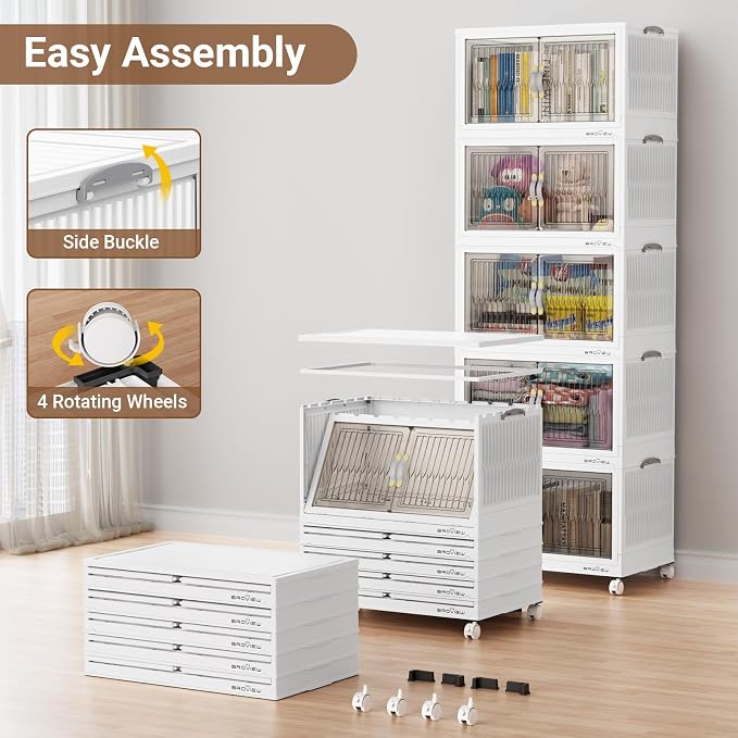 BROVIEW 500Qt Stackable Storage Bins - Image 7