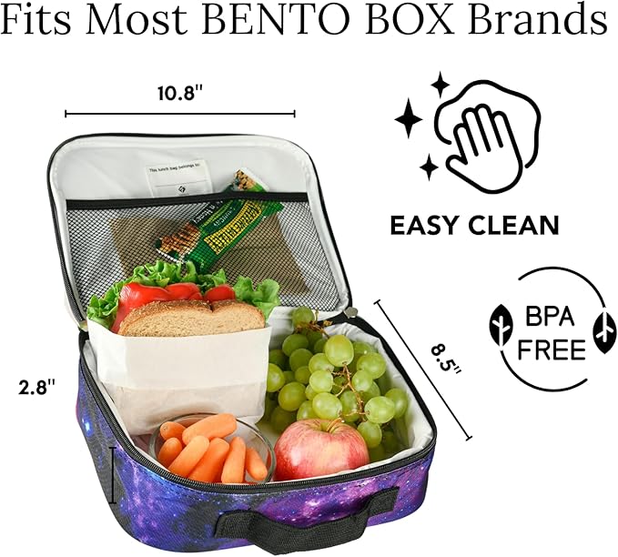 Fenrici Robotic Kids Lunch Box for Boys, Girls Insulated Lunch Bag, Soft Sided - Image 5