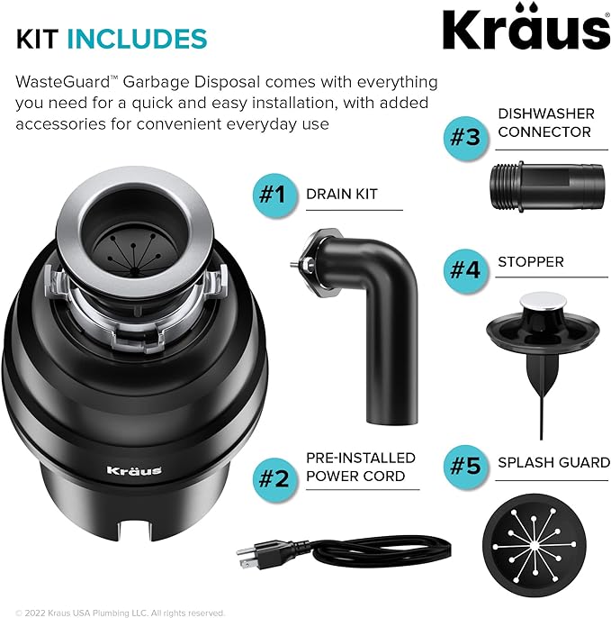 Kraus KGUW2-33MB-100-100, Bellucci Workstation 32 in. Undermount Granite - Image 6