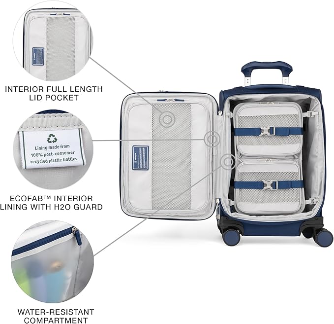 Travelpro VersaPack+ Lightweight Softside Expandable Carry on Luggage, 8 - Image 6