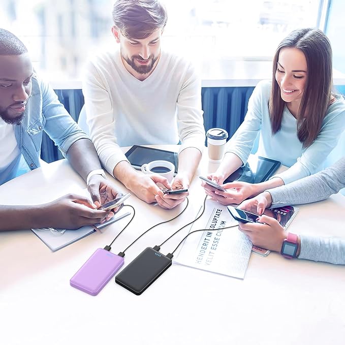 Portable Charger Power Bank 10000mAh, Ultra Slim Compact External Battery Pack - Image 5