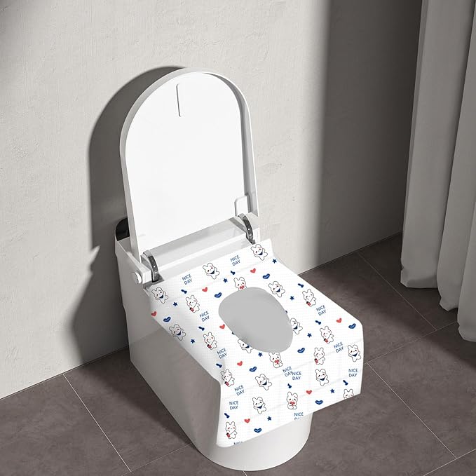 100 Pack Toilet Seat Covers Disposable, Portable Toilet Seat Cover - Image 6