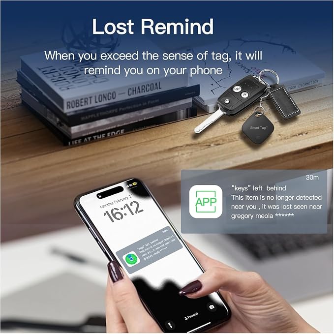 Air Tracker Tags 4 Pack Bluetooth Luggage Tracker Tags Works - Image 5