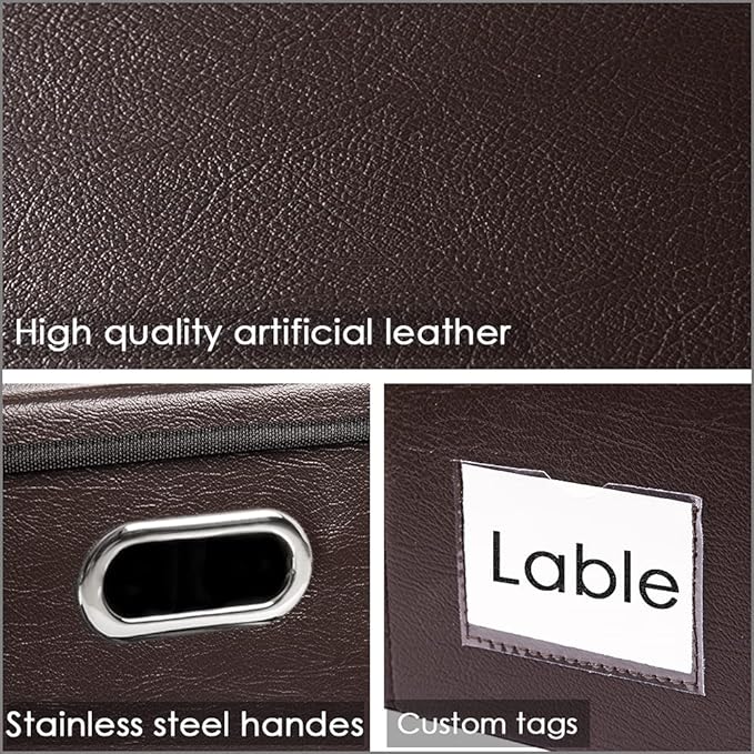 PRANDOM Large Foldable Storage Bins - Image 4