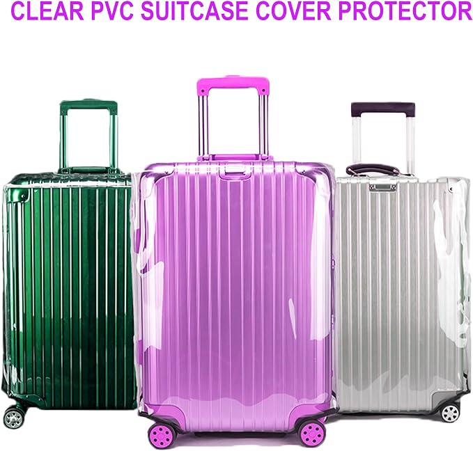 28 Inch Full Clear PVC Suitcase Cover Protectors - Image 5