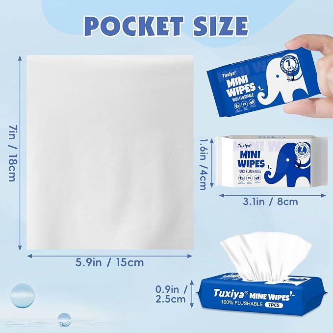 36 PackTravel Flushable Wipes - Image 3