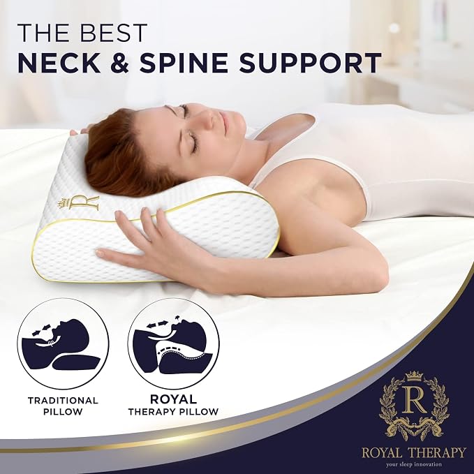 4-Layer King, Contour Pillow, Side Sleeper Pillow, Orthopedic Pillow, Neck - Image 4