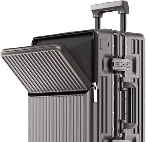 2-Piece Hardshell Zipperless Luggage Set, 20/26" Aluminum Frame Hardshell - Image 2