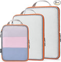 Cipway Mesh Compression Packing Cubes, Ultralight See Through Luggage Organizer by Cipway