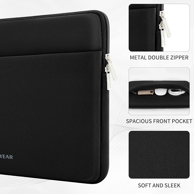RAINYEAR Laptop Sleeve Case 15.6 Inch, Protective Portable Case - Image 2