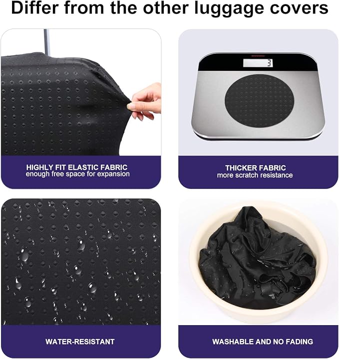 7-Mi Travel Suitcase Protective Cover 26"-28" Suitcase Protective Cover & High - Image 5