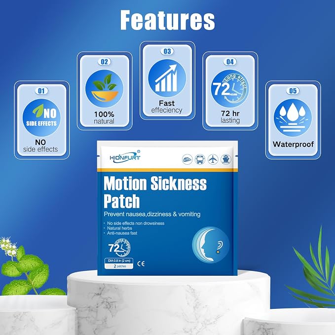 32ct Motion Sickness Patches – Sea Sickness Patches - Image 5