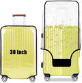 30 Inch Clear PVC Luggage Cover, 0.2mm Thick Lightweight Waterproof, by Gigabit
