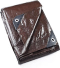 GUARD SHIELD Brown Tarp 10x20 Feet Waterproof Tarps Lightweight Camping Tarp by GUARDSHIELD