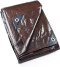 GUARD SHIELD Brown Tarp 12x20 Feet Waterproof Tarps Lightweight Camping Tarp by GUARDSHIELD