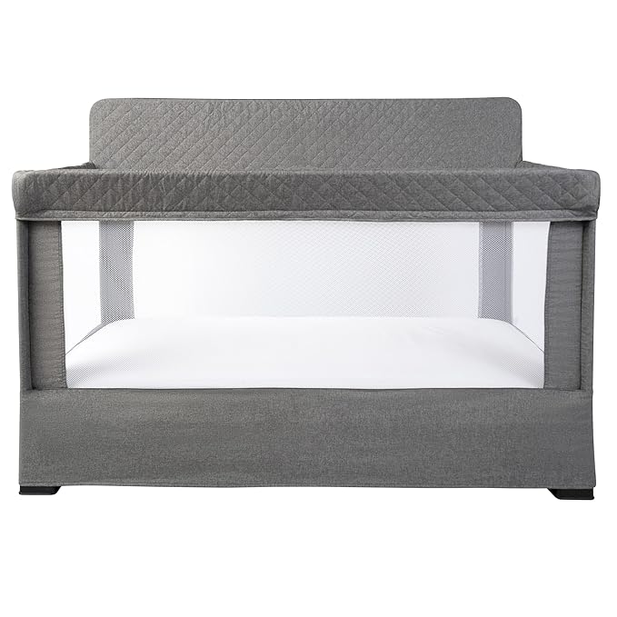 Baby Delight Lunaire Full Size Crib | Breathable Mesh Baby Crib | Tool-Free by BabyDelight