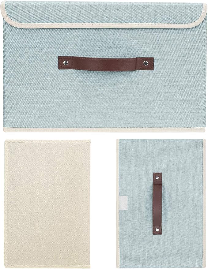 TYEERS Collapsible Storage Boxes, Washable Fabric Storage Bins - Image 7