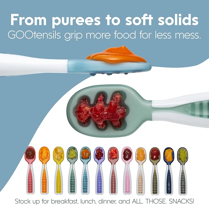 NumNum Baby Spoons Set, Baby Essentials Pre-Spoon GOOtensils - Image 7