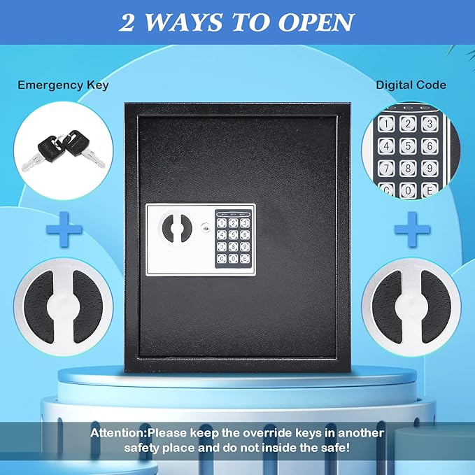 KYODOLED Electronic 60-Key Cabinet Wall-Mounted Digital Key Safe, Key Lock Box - Image 5