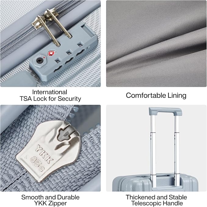 Hanke 24 Inch Luggage Suitcases - Image 7