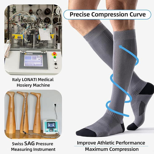 3 Pairs Compression Socks 15-20 mmHg - Image 2