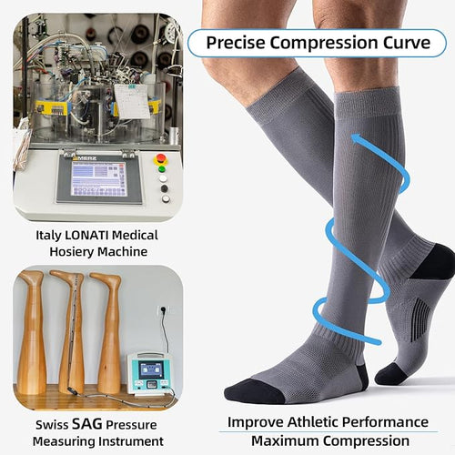 3 Pairs Compression Socks 15-20 mmHg - Image 2