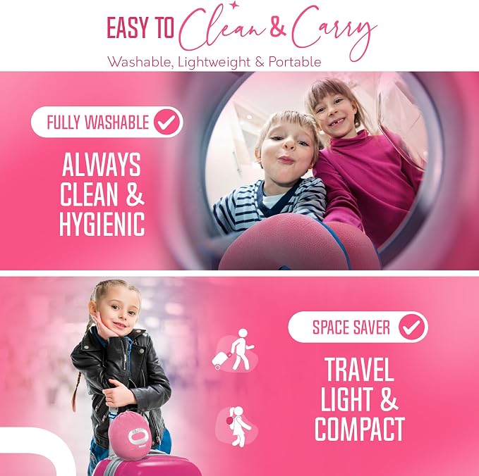 BCOZZY Kids Travel Neck Pillow- Patented Soft Toddler Pillow - Image 8