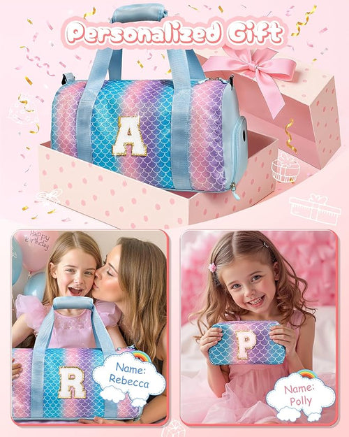 6 7 8 9 10 Year Old Girls Birthday Gift-Girl Gym Bag - Image 2