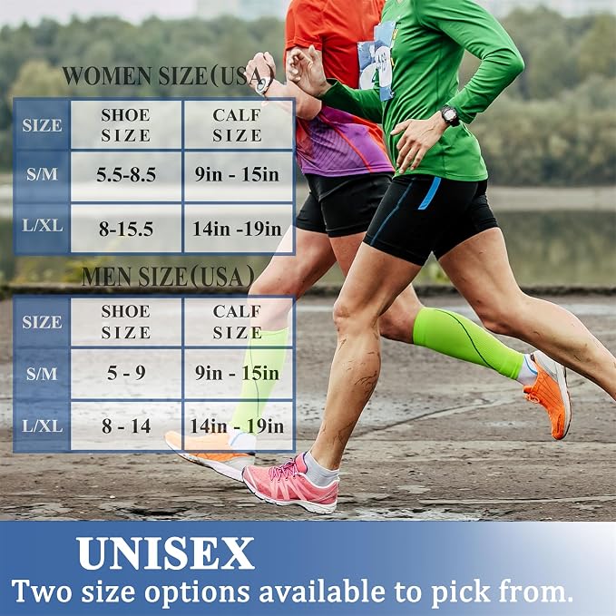 CHARMKING Compression Socks for Women & Men Circulation 15-20 mmHg is Best - Image 7