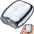 All-Metal Mini Electric Shaver for Travel Men– Smooth & Close Shave, Portable by TOPWILL