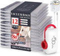 VMstr 12 Pack Vacuum Storage Bags by VMSTR