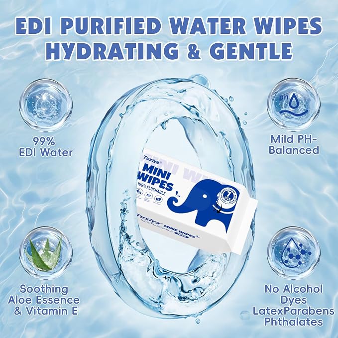 72 PackTravel Flushable Wipes - Image 5