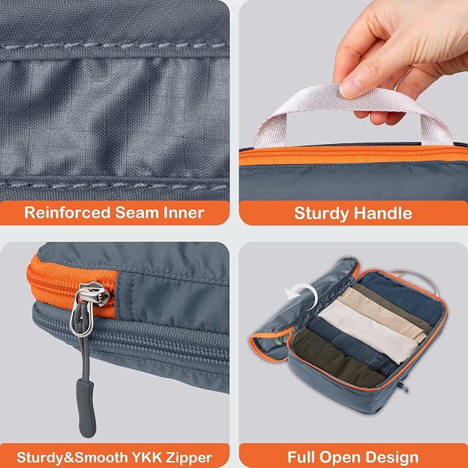 Cipway Compression Packing Cubes, Lightweight Travel Luggage Organizers - Image 5