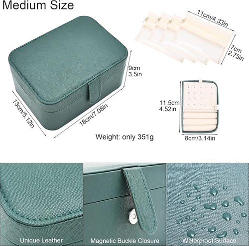 2 Layer Large Jewelry Travel Case - Image 2