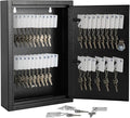 KYODOLED Key Storage Lock Box Wall Mount, Locking 40 Key Cabinet Holder Box by KYODOLED