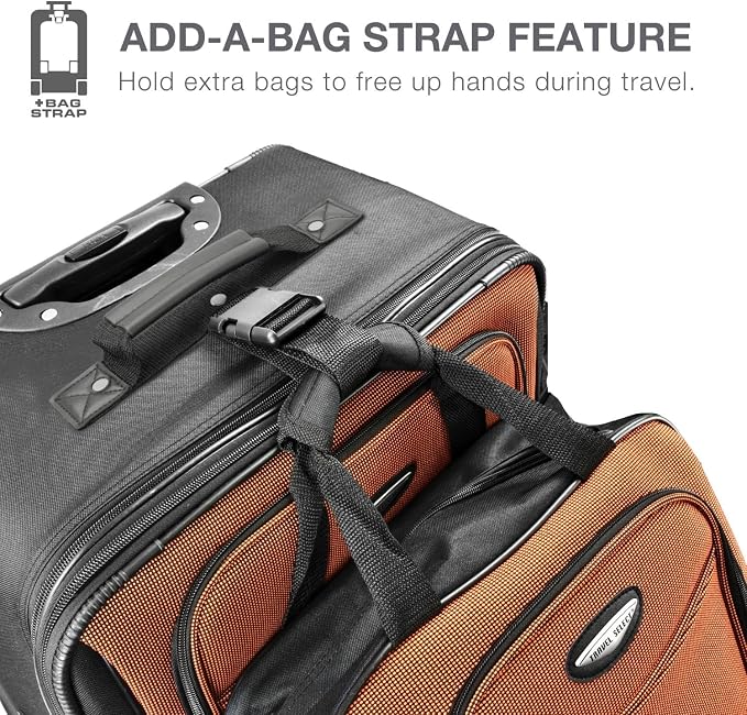 Travel Select Amsterdam 2-Piece Softside Expandable Rolling Luggage Set - Image 6