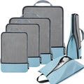 BAGAIL 4 Set/6 Set/8 Set Compression Packing Cubes Travel Accessories by BAGAIL