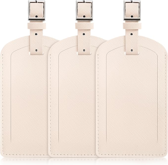 3 Pack Luggage Tags for Suitcases, TSA Approved Bag Tags, Baggage Tags by Airkit