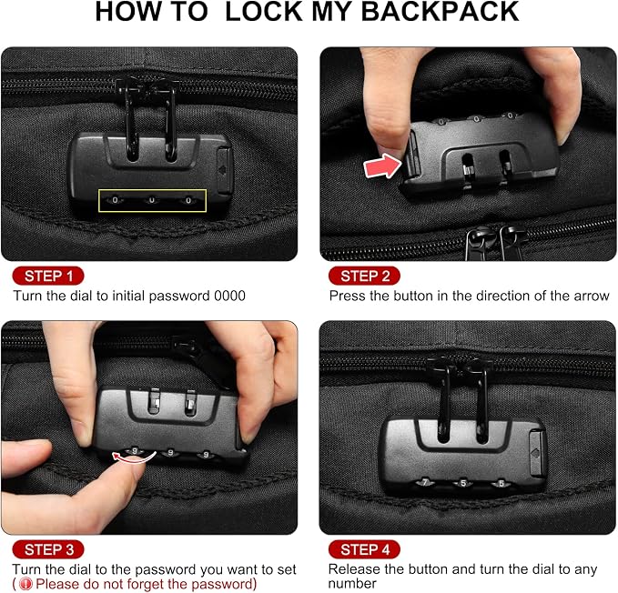 LOVEVOOK 17 inch Travel Laptop Backpack, Waterproof, Anti-Theft - Image 2