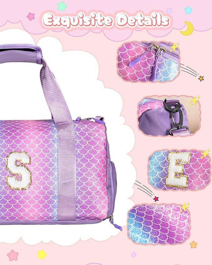 Birthday Gift for Daughter 3-12 Years Old-Girl Gym Bag - Image 4