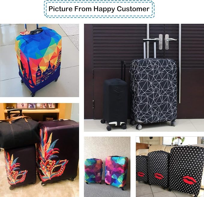 Explore Land Travel Luggage Cover Suitcase Protector Fits 18-22 Inch Case - Image 8