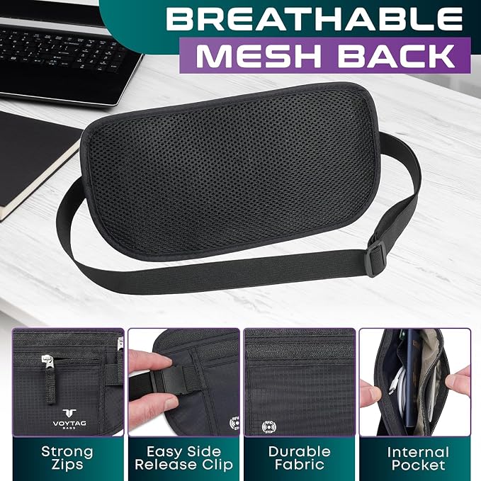 Travel Money Belt & Passport Holder - Image 7