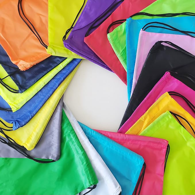 300 Pieces Drawstring Backpack Bags Sports Sackpack Bulk Cinch Gym Bag - Image 3