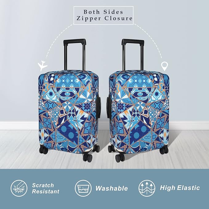 Explore Land Travel Luggage Cover Suitcase Protector Fits 31-32 Inch Case - Image 2
