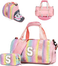 Preppy Gifts-Girl Gym Bag with Shoe Compartment, Kid Personalized Weekender by Vogewood