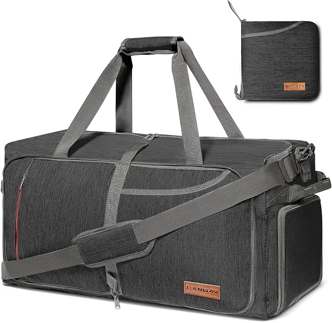 Canway 115L Travel Duffel Bag, Foldable Weekender Bag by CANWAY