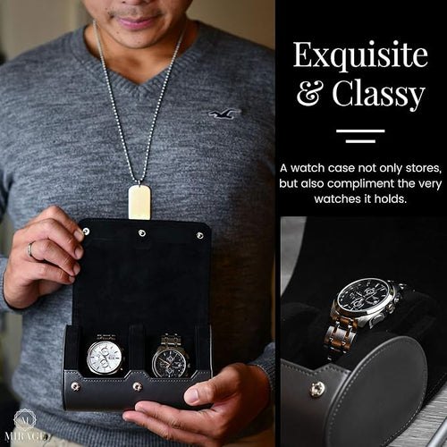 2 Watch Roll Travel Case for Men - Image 2