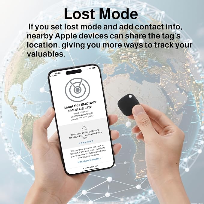 Air Tracker Tags-2 Pack, Keys Finder, Item Locator - Image 5